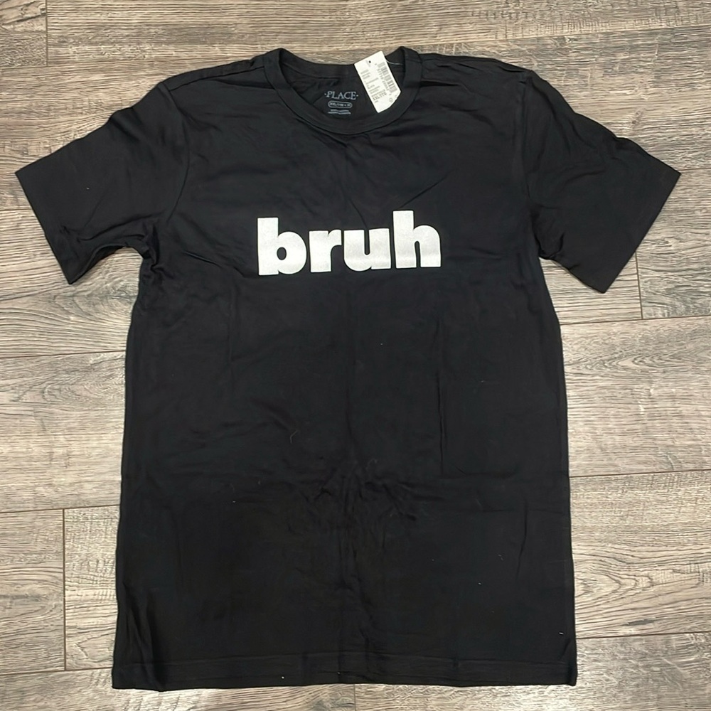 NWT Children’s Place “bruh” tshirt, size XXL